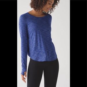 Lululemon run long sleeve tee size 6